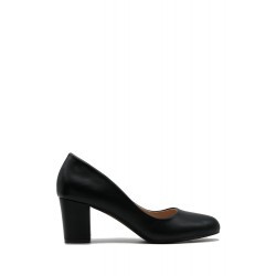 Escarpins à talon en simili cuir pour femme