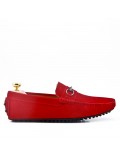Men's suede moccasin leather with buckle