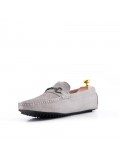 Men's suede moccasin leather with buckle