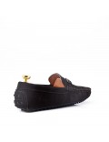 Men's suede moccasin leather with buckle