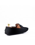 Men's suede moccasin leather with buckle