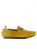 Men's suede moccasin leather with buckle