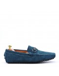 Men's suede moccasin leather with buckle