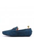 Men's suede moccasin leather with buckle