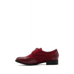 Derby in mixed materials for women