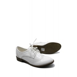 Derby en simili Cuir pour femme