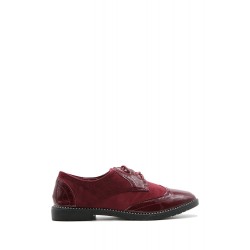 Derby in mixed materials for women