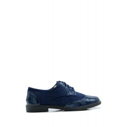 Derby in mixed materials for women