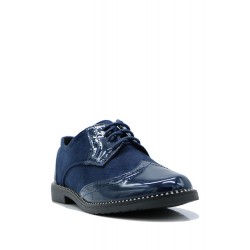 Derby in mixed materials for women