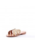 Claquette en simili daim