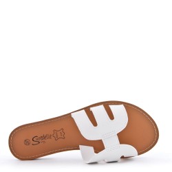 Chanclas de ante sintético