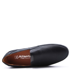 Faux leather moccasin for men