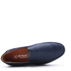 Faux leather moccasin for men