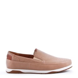 Men's textile moccasin