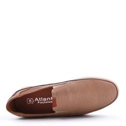 Faux leather moccasin for men