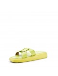 Women's flip flops in imitation leather