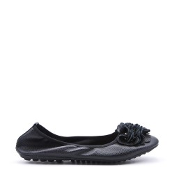 Ballerine confort en simili cuir