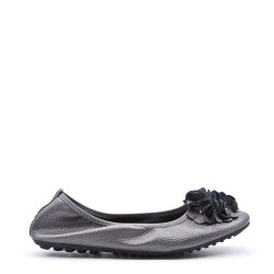 Comfort ballerina in faux leather