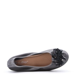 Comfort ballerina in faux leather