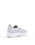 Women's mix-material sneaker without laces