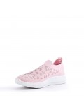 Women's mix-material sneaker without laces