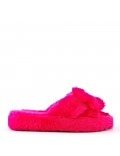 Slipper in mixed materials for women