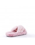 Slipper in mixed materials for women