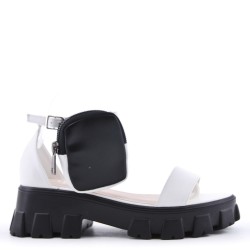 Composite sandal with platform