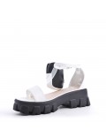 Composite sandal with platform