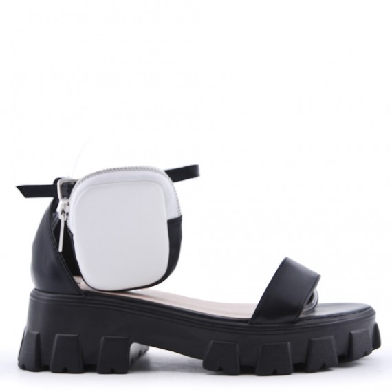 Composite sandal with platform