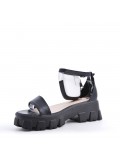 Composite sandal with platform