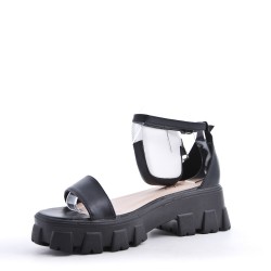 Composite sandal with platform