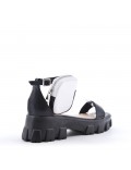 Composite sandal with platform