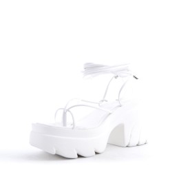 Composite sandal with platform