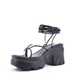 Composite sandal with platform