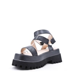 Composite sandal with platform