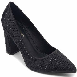 High-heeled pumps in a material mix for women