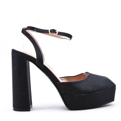 Composite sandal with platform