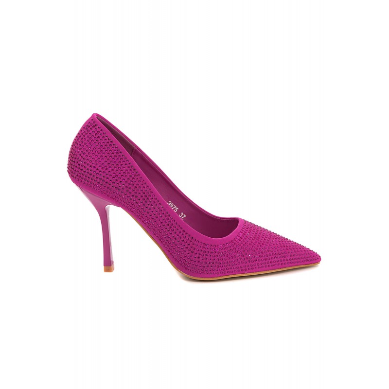 Nadie Benigno efecto ZAPATOS MAYORISTAS-Zapatos de tacón medio en piel sintética para mujer.