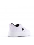 Women's faux leather sneaker