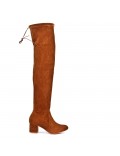 Faux suede boot