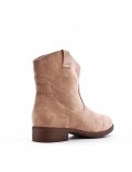 Ankle boot in faux suede