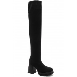 Boot in a mix of materials