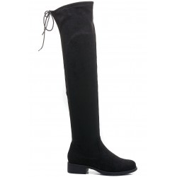 Faux suede boot