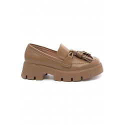 Derby en simili Cuir pour femme