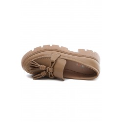 Derby en simili Cuir pour femme