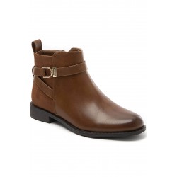 Bottine en simili cuir