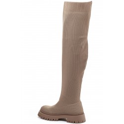 Boot in a mix of materials