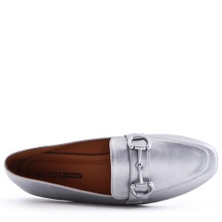 Women's mocassin in faux leather