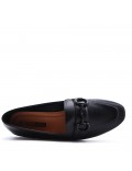 Women's mocassin in faux leather